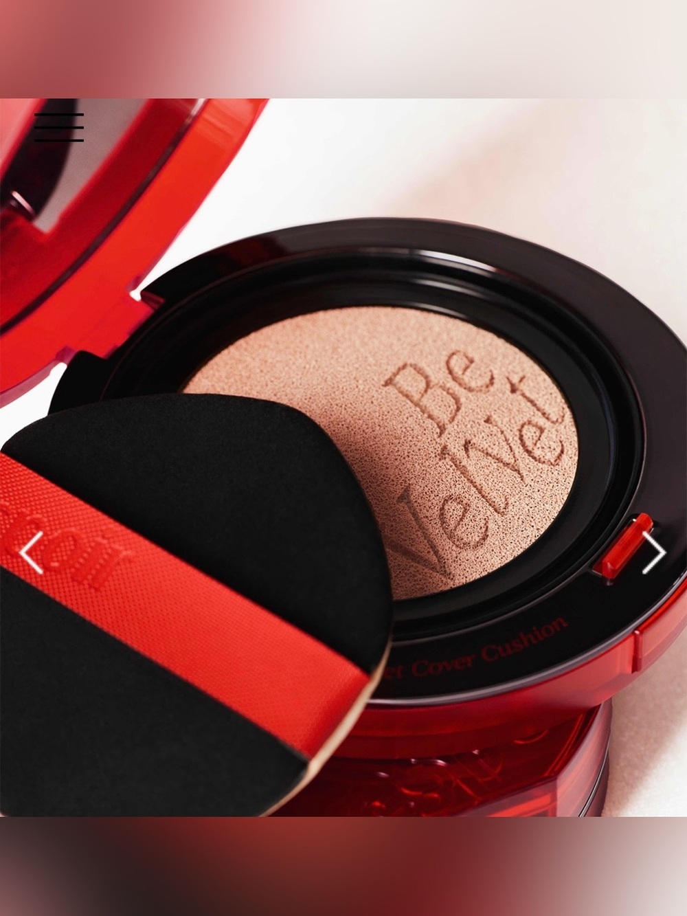 ESPOIR Be Velvet Cover Cushion #28.5 Ginger Olive NIB